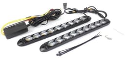 DRL ljus, Dynamisk Blinkers, Vitt/Gult Ljus