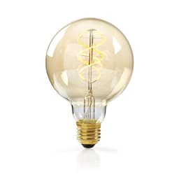 Dimbar LED-vintageglödlampa E27 | G95 | 5 W | 260 lm