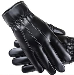 Läderhandskar med touchfunktion, One Size