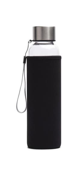 Lord Nelson Glasflaska med neoprenfodral 60 cl, Svart