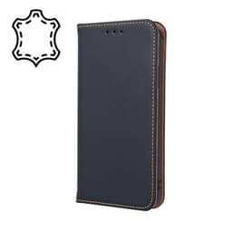 Smart Pro - Plånboksväska i äkta läder till iPhone 11 Pro Max, Svart