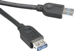 Akasa USB 3.0 kabel, Type A han - Type A hun,