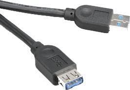 Akasa USB 3.0 kabel, Type A han - Type A hun,