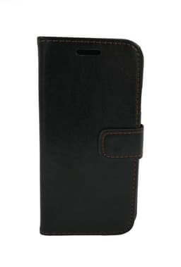 Plånboksväska - iPhone XS, Svart med detaljer