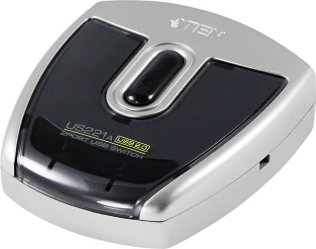 ATEN, automatisk/manuell USB 2.0 switch, 2 datorer till 1 enhet