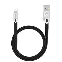 Mcdodo Platt laddkabel Lightning 2.4A 1m, Svart