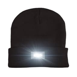 LED-hattu viidellä sisäänrakennetulla valolla - musta