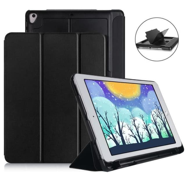 Fordral med förvaring, USB kabel Apple iPad 9.7"" 2017, 2018, Svart