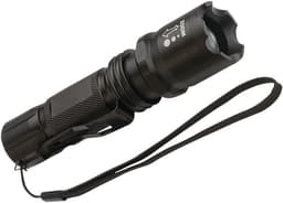 LuxPremium fokus LED lommelygte IP44 CREE-LED 250 lm Sort