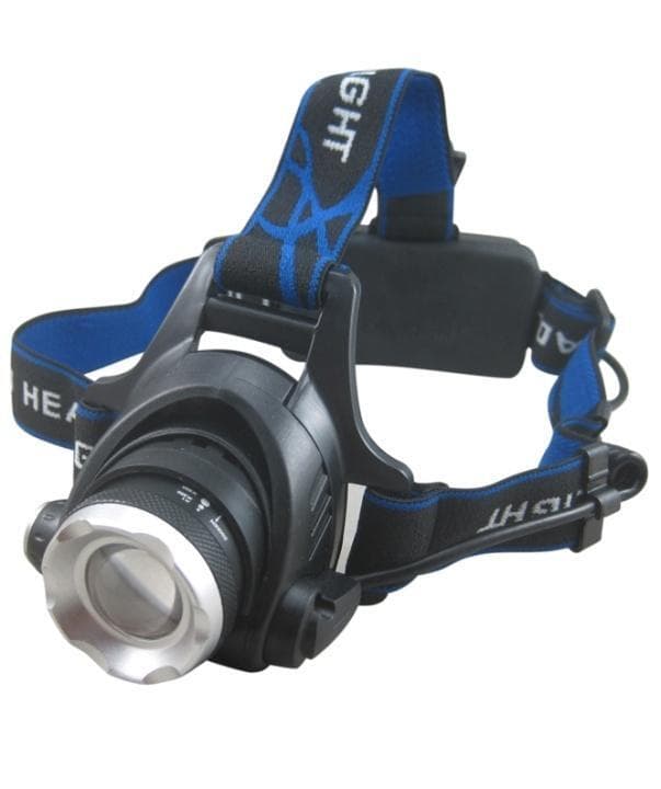 Hodelykt T6 LED, Zoom, 650lm