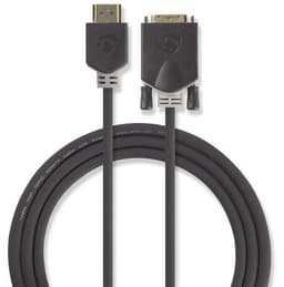 HDMI - DVI-kabel | HDMIâ„¢-kontakt - DVI-D 24 + 1-pinners, hann | 2,0 m | Antrasit
