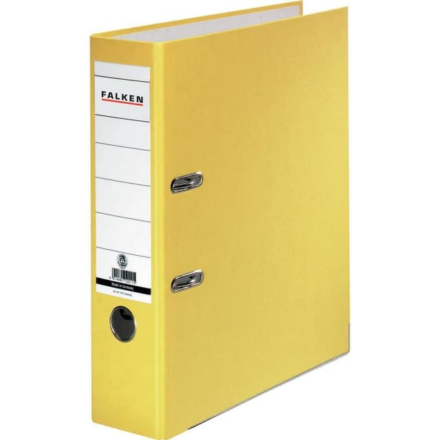 FALKEN mapp Recycolor /11285772, gul, rygg 80 mm, för