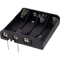 TRU COMPONENTS BH441P Batterihållare 4x AAA (R03)