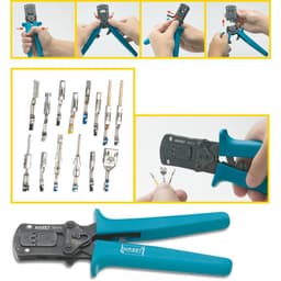 Hazet 4658-10 Crimptång Oisolerade kabel- och