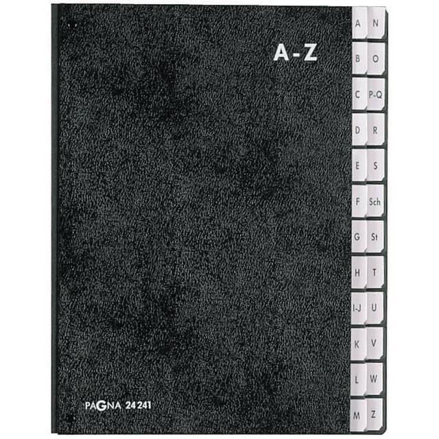 Desk folders 24tlg, BLACK