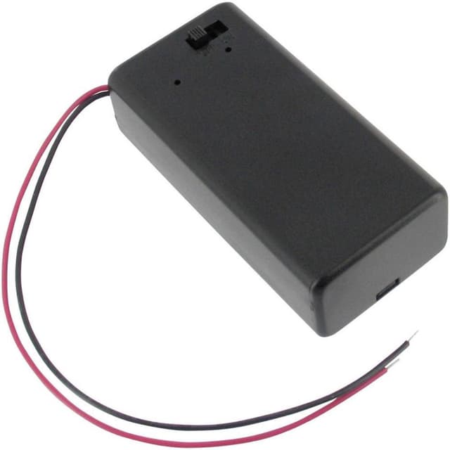 Velleman BH9VBS Batterihållare 1x 9 V blockbatteri (L x