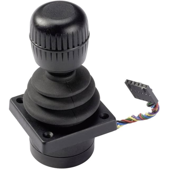 APEM 3140RAL600 Joystick 5 V Spændeanordning Kabel, åben ende IP65 1 stk