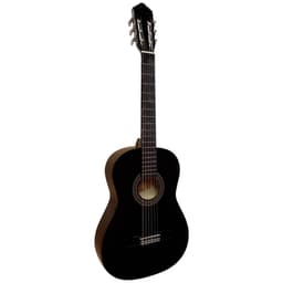 Akustisk gitarr MSA Musikinstrumente C21 4/4 Svart