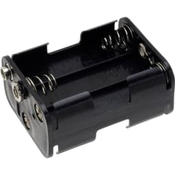 TRU COMPONENTS BH-363-1B Batterihållare 6x AA (R6)