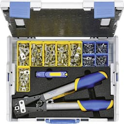 Klauke LBOXX65B Crimptång-set 223 delar Rörkabelsko,