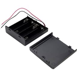 TRU COMPONENTS SBH341-1A Batterihållare 4x AA (R6)