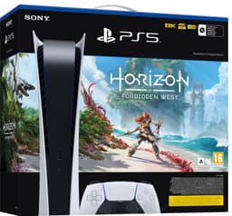 PlayStation 5 Digital Edition pelikonsoli + Horizon Forbidden West