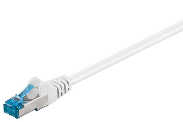 Patchkabel CAT 6A, S/FTP (PiMF), hvid, 2 m