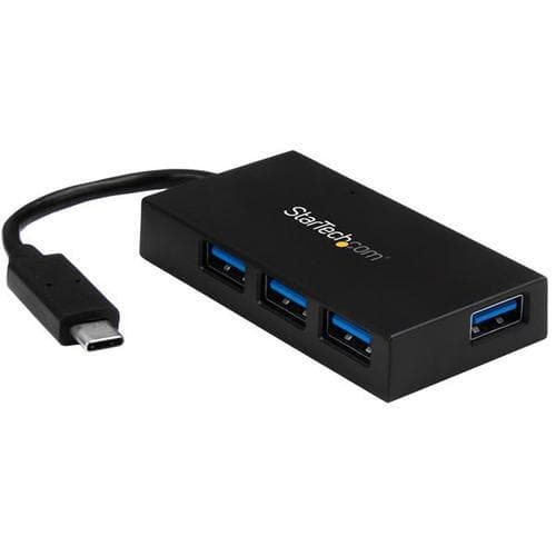 StarTech.com 4-ports USB C-hubb - USB Type-C-hubb med 4x USB-A-portar