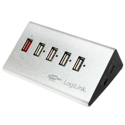 USB 2.0 hub 4 + 1 hurtig opladning