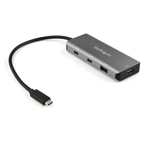 StarTech.com USB-C-hubb med 4 portar 10 Gbit/s - 2x USB-A och 2x USB-C, USB 3.2
