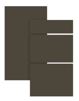 Trend Moss Green skuffefront til kjøkken 60x26