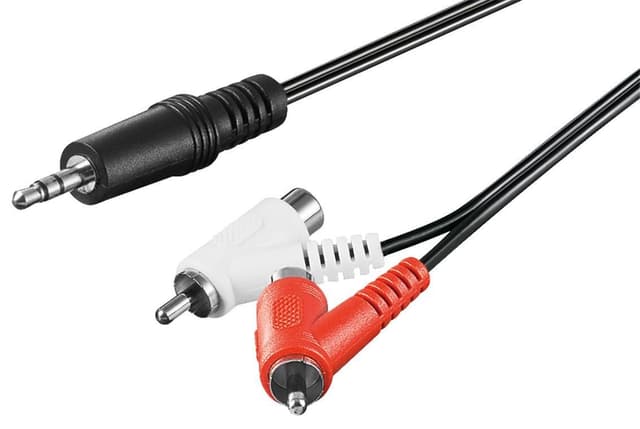 Goobay Lydkabel adapter  3,5 mm hann til stereo RCA hann/hun