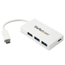StarTech.com HB30C3A1CFBW, USB 3.2 Gen 1 (3.1 Gen 1) Type-C, USB 3.2 Gen 1 (3.1