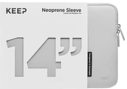 Keep 14" sleeve för MacBook (silver)