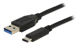 DeLOCK USB kaapeli, 1m, Type C ur - Type A ur, 3.1 Gen 2, musta