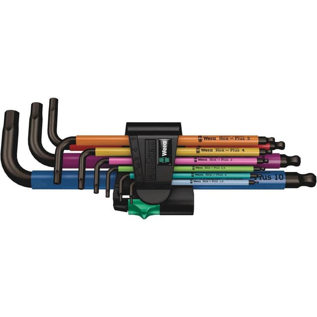 Wera 950/9 Vinkelskruetrækker-sæt 1.5 mm, 2 mm, 2.5 mm,