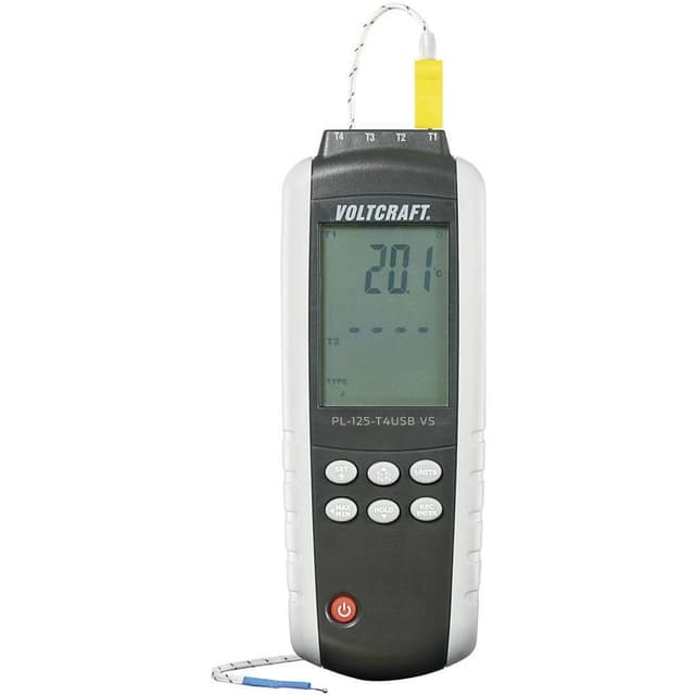 VOLTCRAFT PL-125-T4 Temperaturmätare -200 - +1372 °C