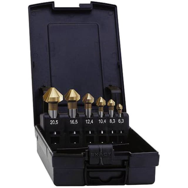 Konisk försänkarset 5 delar 6.3 mm, 10.4 mm, 16.5 mm,
