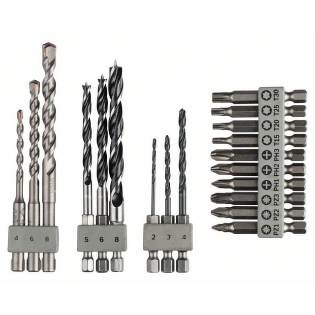 Universalborr sortiment 19 delar Bosch Accessories
