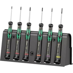 Elektronik och finmekanik Skruvmejsel set 6 delar Wera