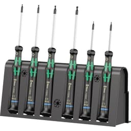 Elektronik och finmekanik Skruvmejsel set 6 delar Wera