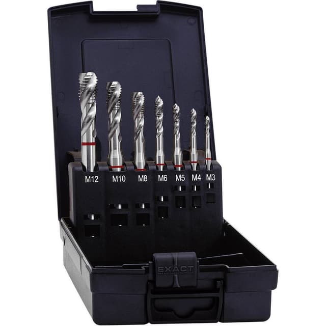 Exact 43694 Maskingängtappborr-set 7 delar metrisk