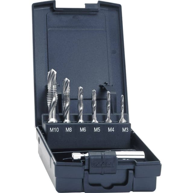 Exact 05910 Kombi Gängtappborr-set 7 delar metrisk
