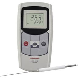 Greisinger GMH 2710-G Temperatur-måleudstyr -199.9 - +250 °C Sensortype Pt1000