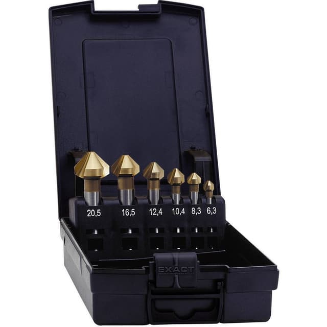 Konisk försänkarset 6 delar 6.3 mm, 8.3 mm, 10.4 mm,