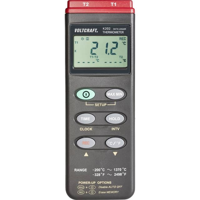 VOLTCRAFT K202 Temperatur-måleudstyr -200 - +1370 °C