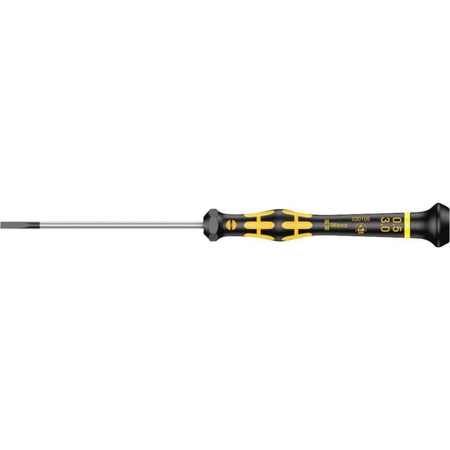 ESD Spårskruvmejsel Wera 1578 A Klingbredd: 3 mm