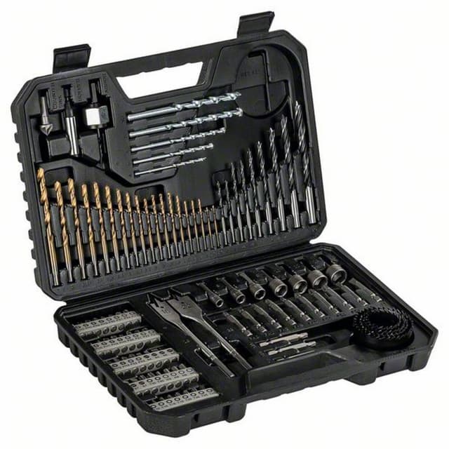Borr- & bitssats TiN 103 delar Bosch Accessories V-LINE