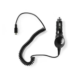 Biloplader | 1.0 A | Fast kabel | Mikro-USB | Sort