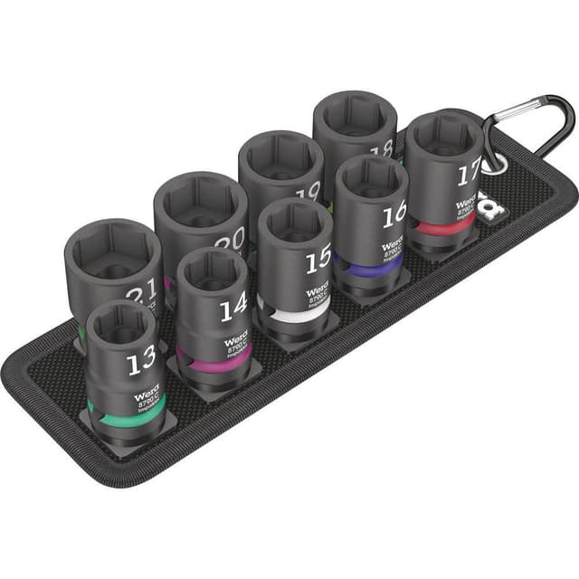 Wera Belt C Impaktor 1 Hylsnyckelinsats-set 1/2 9 delar